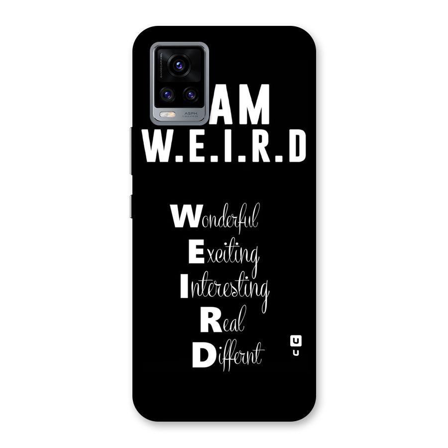 Weird Me Back Case for Vivo V20