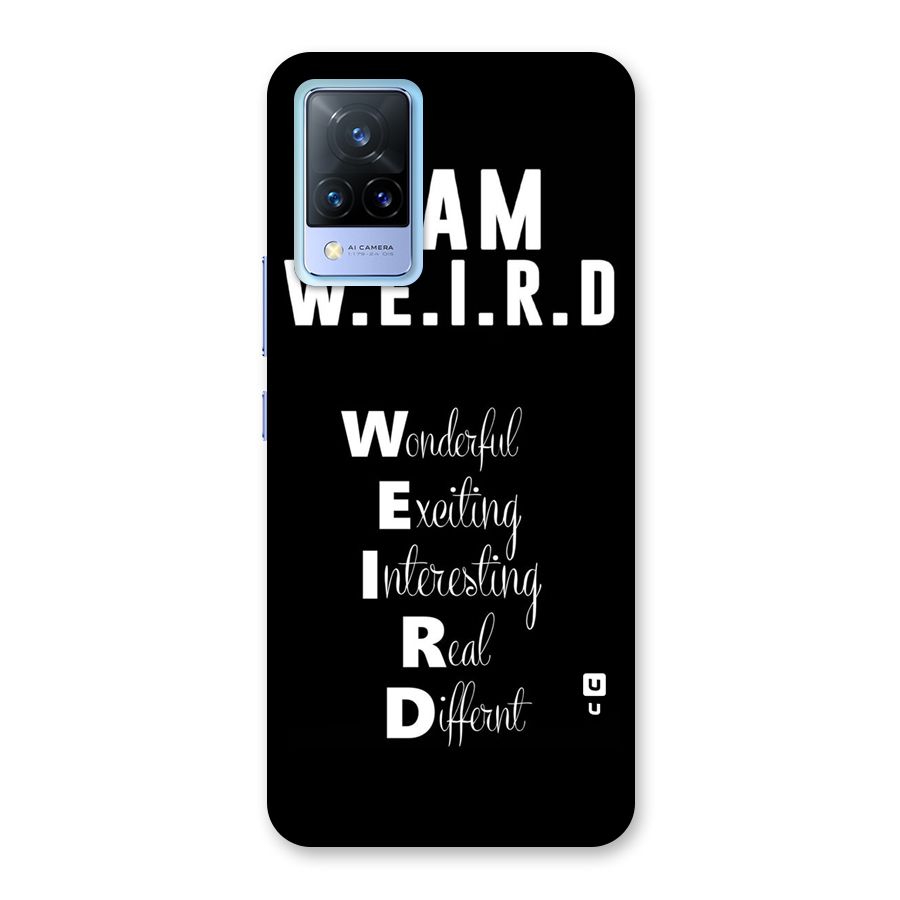 Weird Me Back Case for Vivo V21 5G