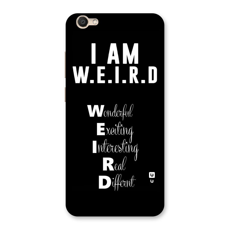 Weird Me Back Case for Vivo V5