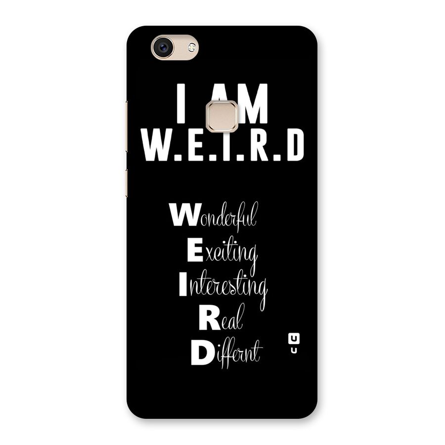 Weird Me Back Case for Vivo V7