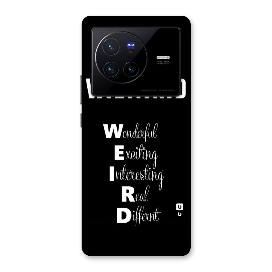 Weird Me Back Case for Vivo X80