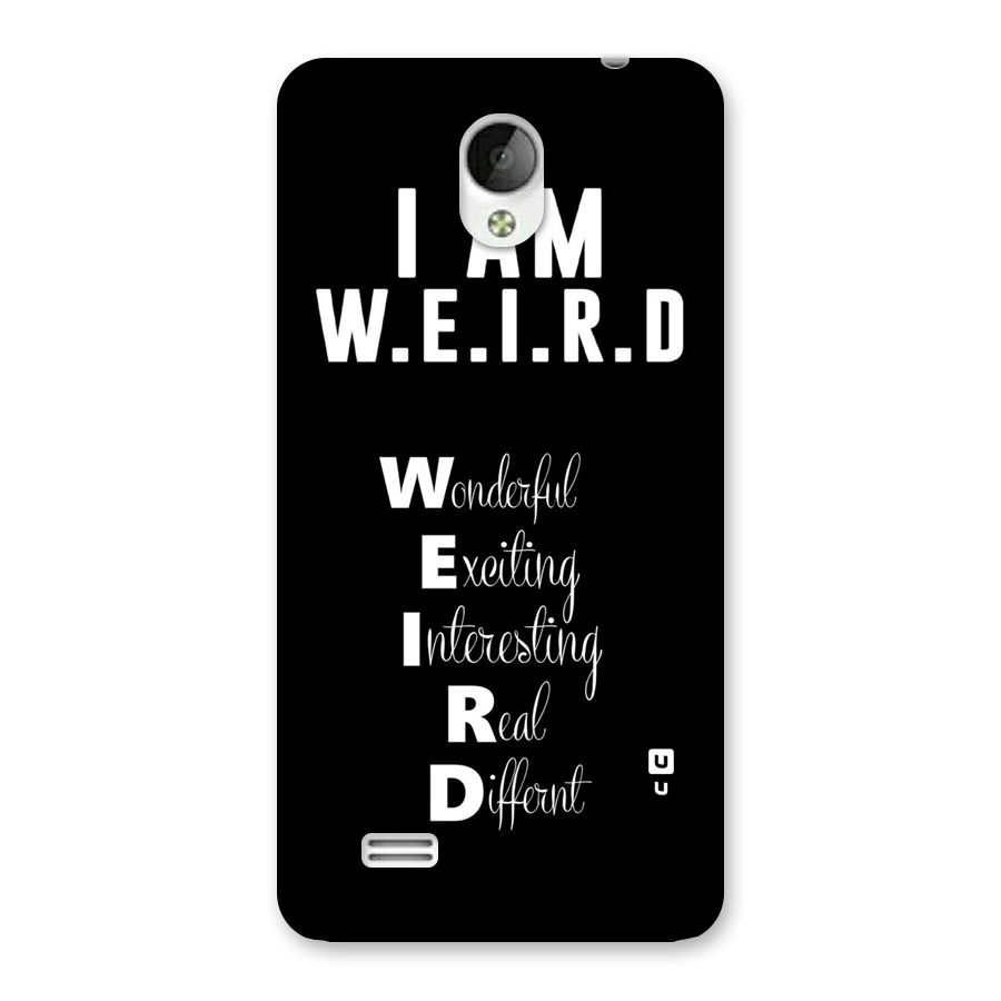 Weird Me Back Case for Vivo Y21