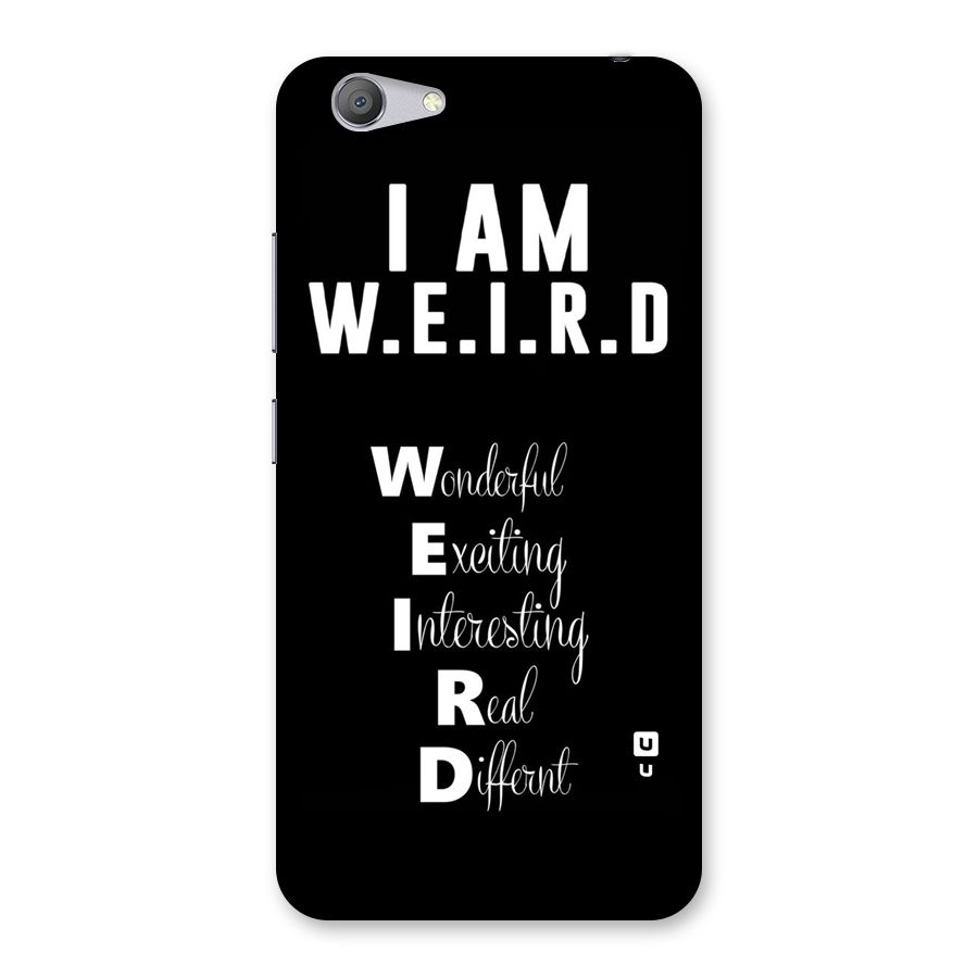 Weird Me Back Case for Vivo Y53