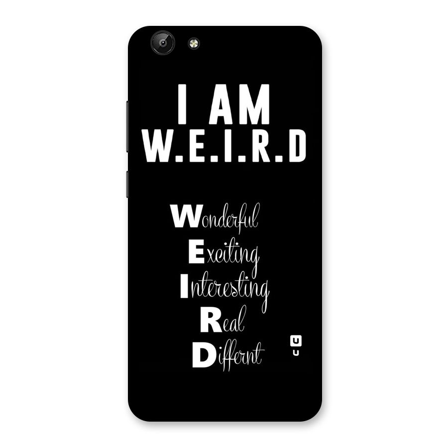 Weird Me Back Case for Vivo Y69