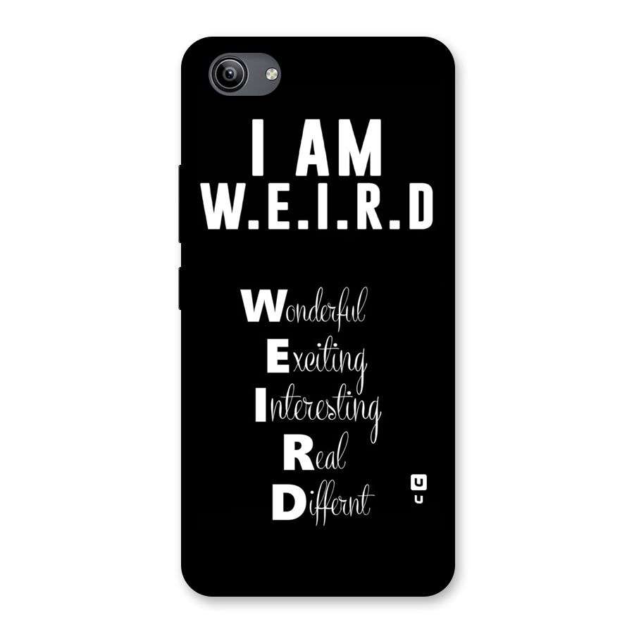 Weird Me Back Case for Vivo Y81i