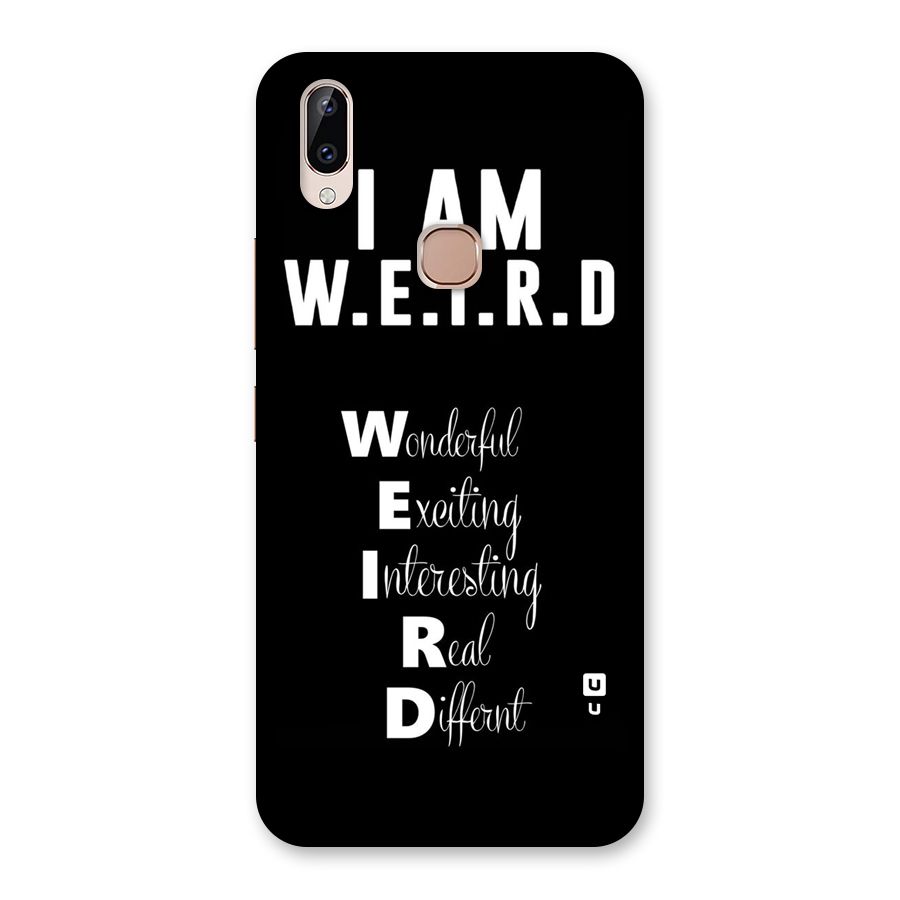 Weird Me Back Case for Vivo Y83 Pro