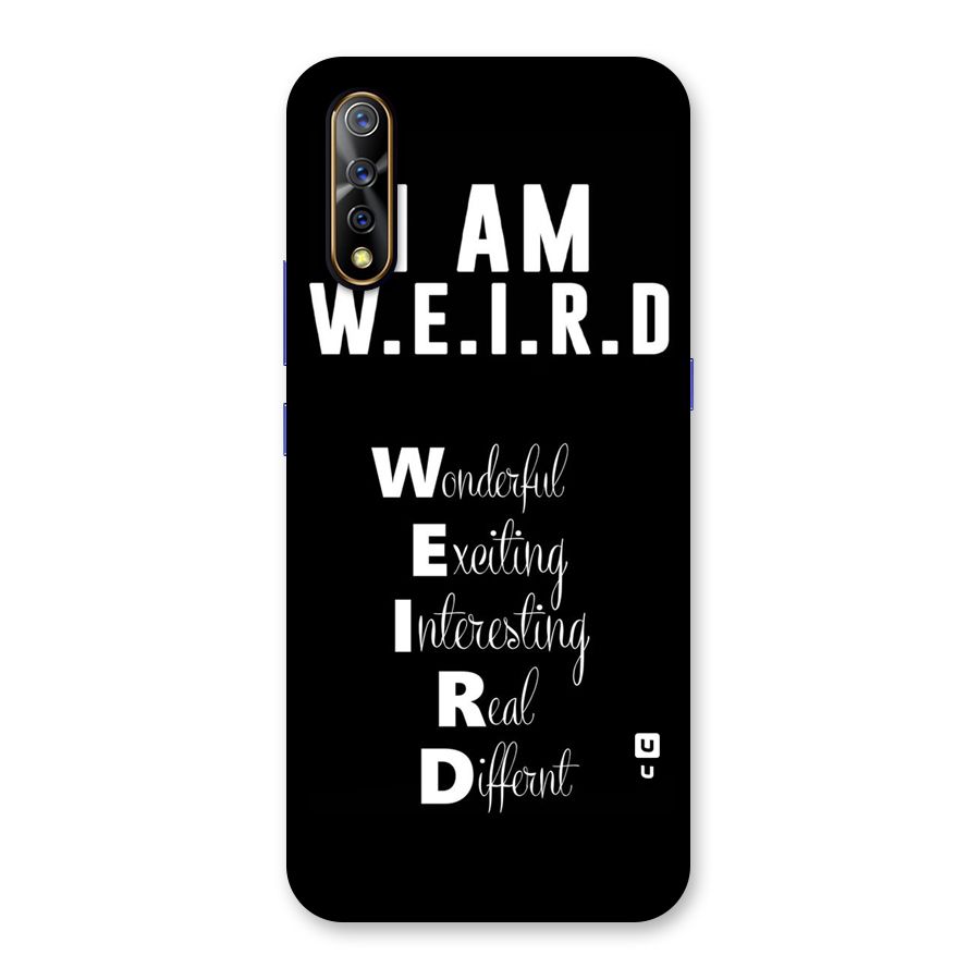 Weird Me Back Case for Vivo Z1x