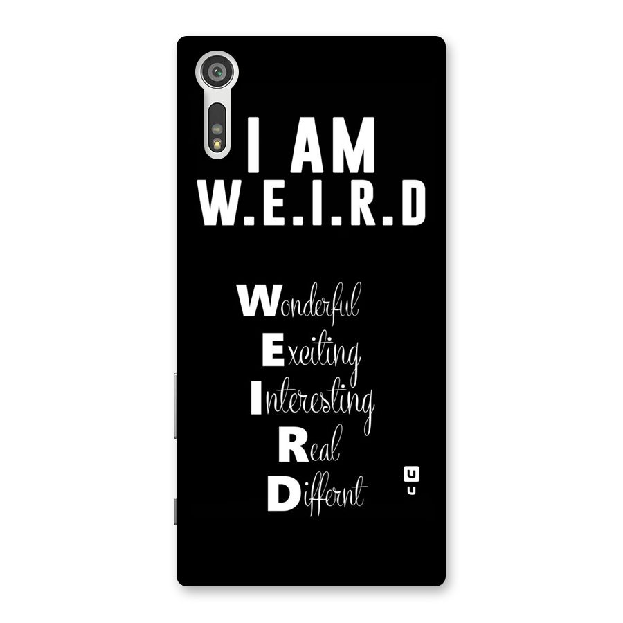 Weird Me Back Case for Xperia XZ