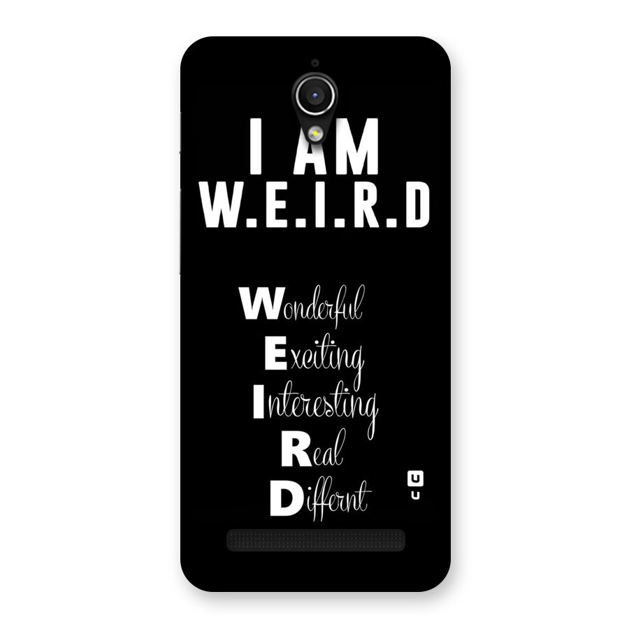 Weird Me Back Case for Zenfone Go