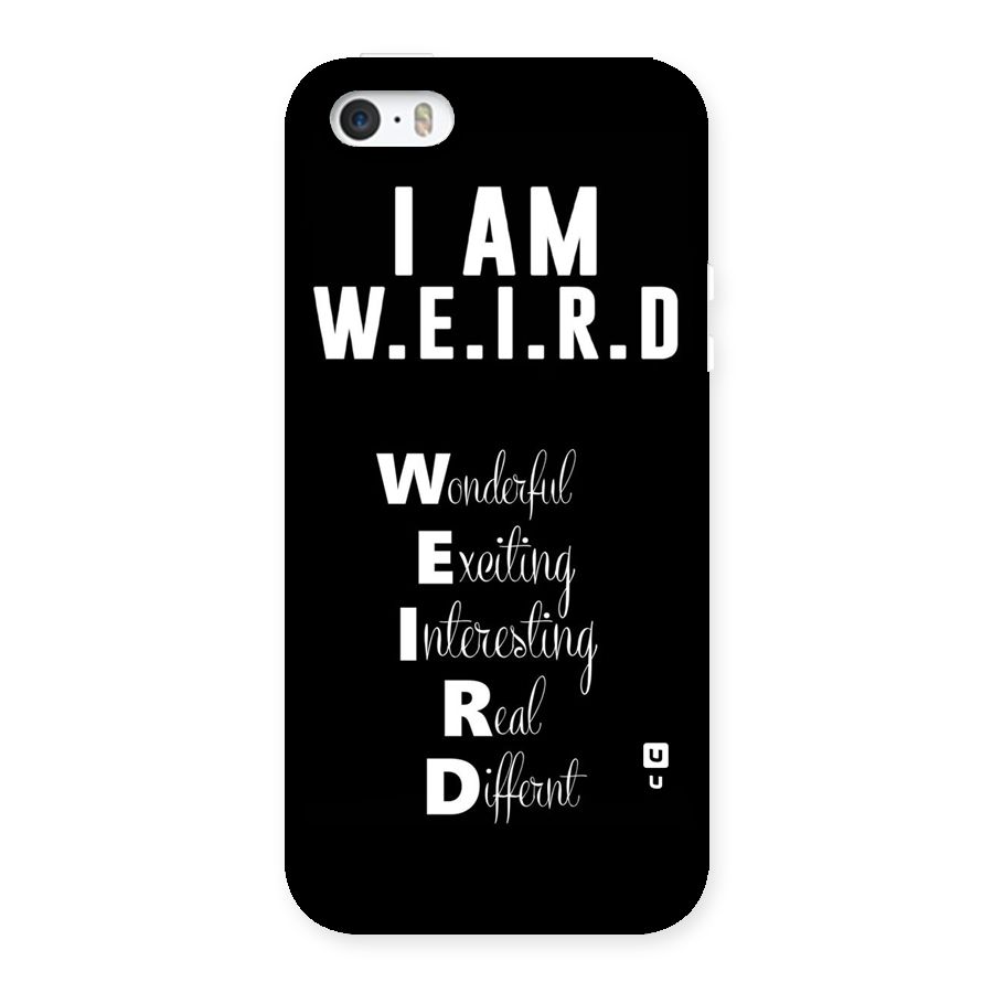 Weird Me Back Case for iPhone 5 5S