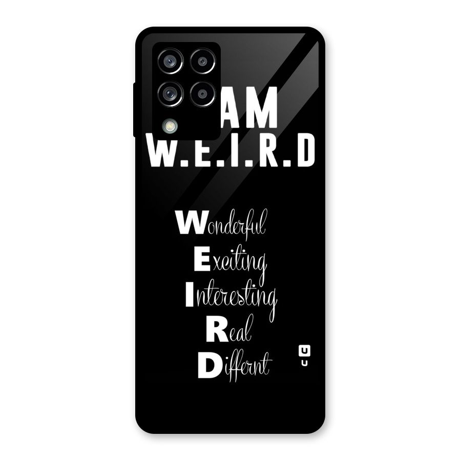Weird Me Glass Back Case for Galaxy M53 5G