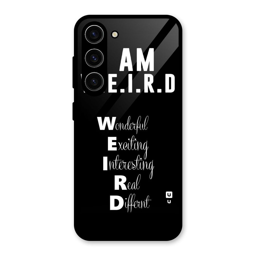 Weird Me Glass Back Case for Galaxy S23