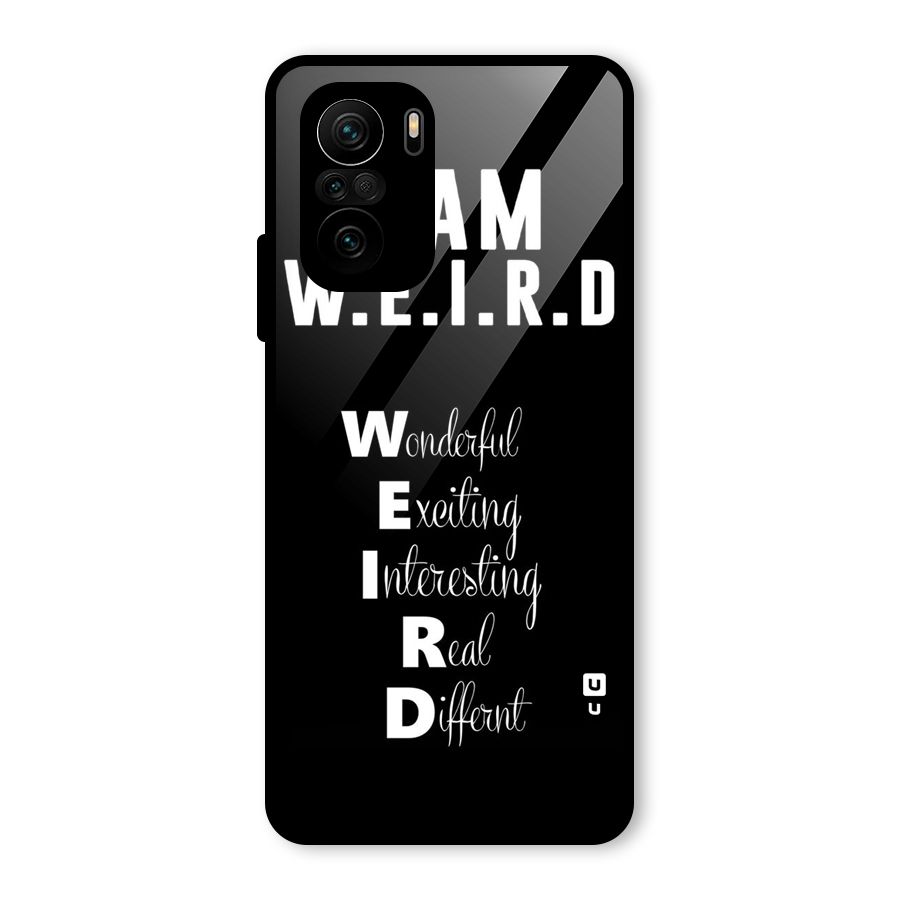 Weird Me Glass Back Case for Mi 11x