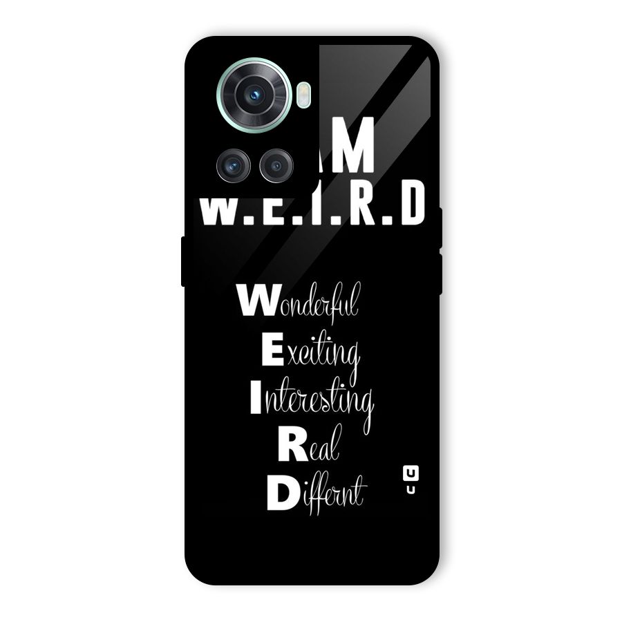 Weird Me Glass Back Case for OnePlus 10R