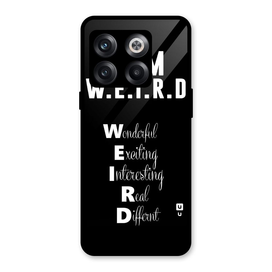 Weird Me Glass Back Case for OnePlus 10T