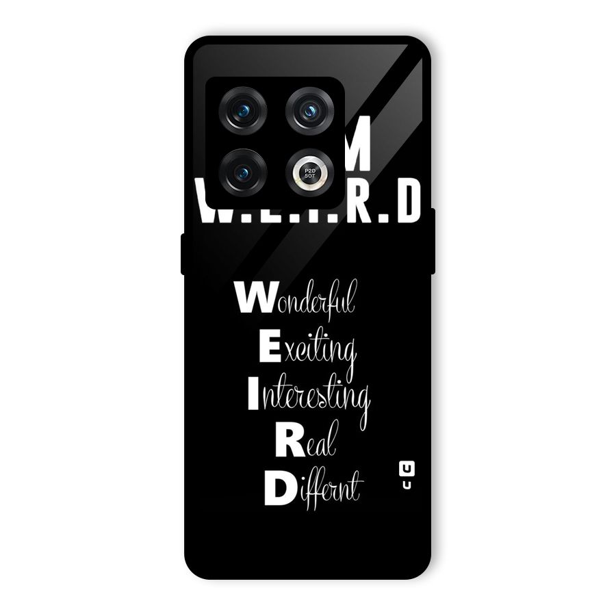 Weird Me Glass Back Case for OnePlus 10 Pro 5G