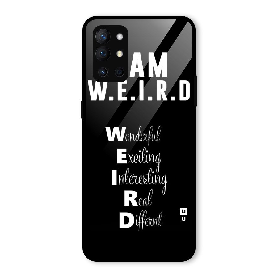 Weird Me Glass Back Case for OnePlus 9R