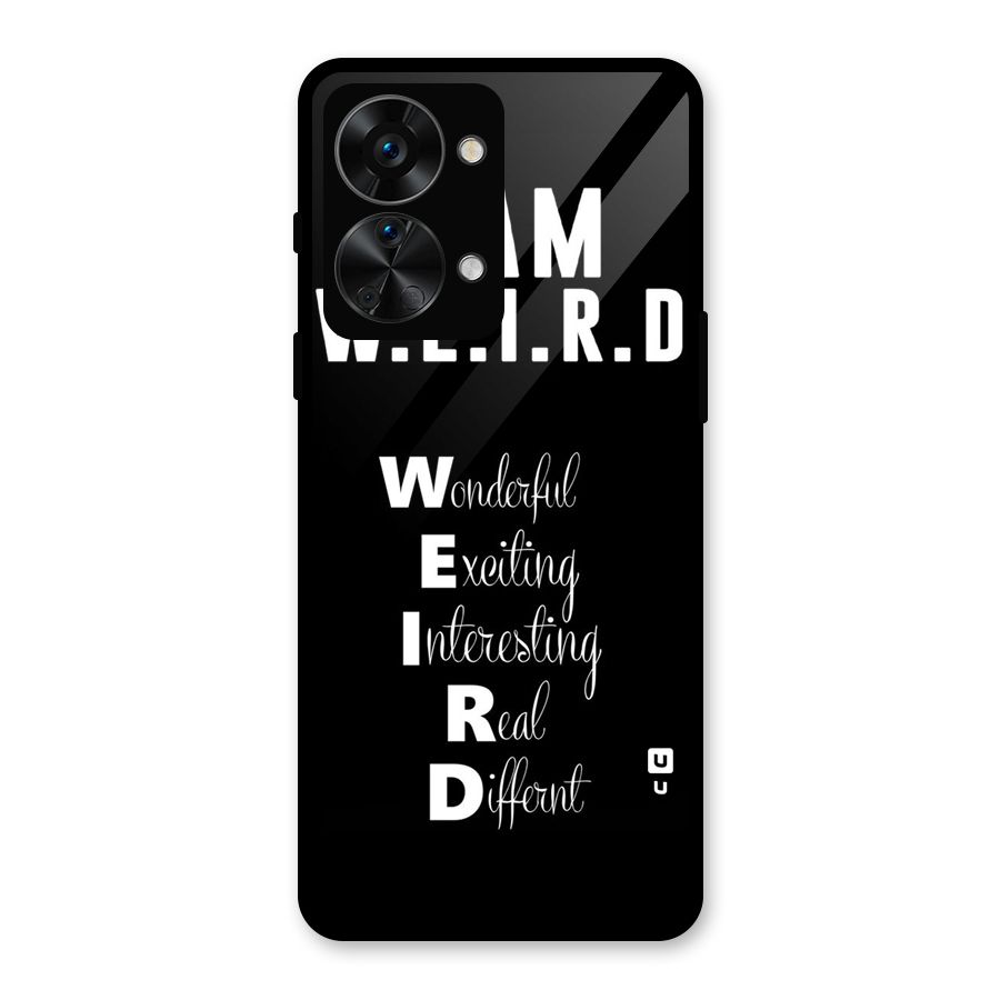 Weird Me Glass Back Case for OnePlus Nord 2T