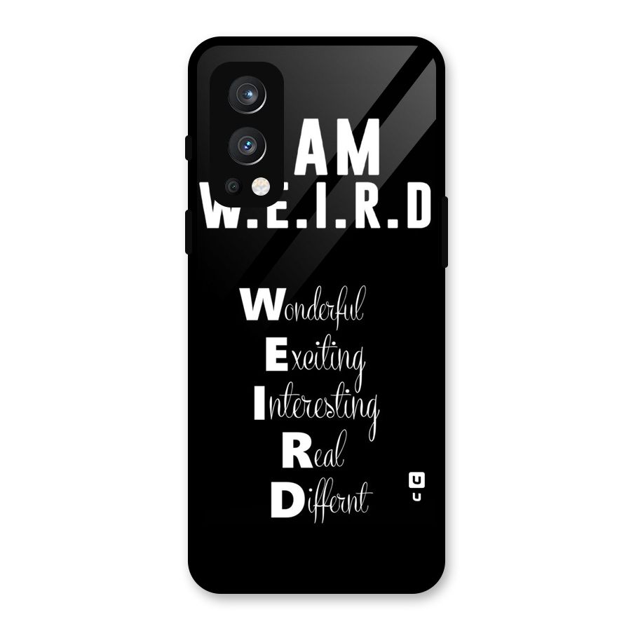 Weird Me Glass Back Case for OnePlus Nord 2 5G