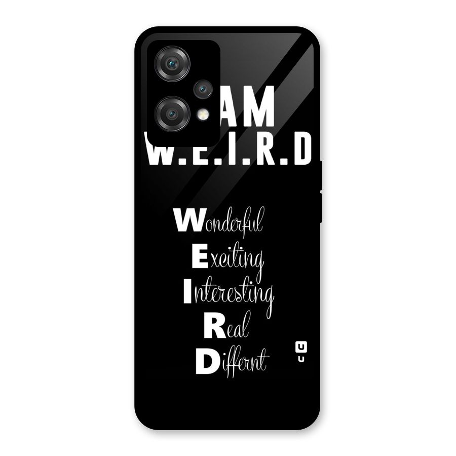 Weird Me Glass Back Case for OnePlus Nord CE 2 Lite 5G