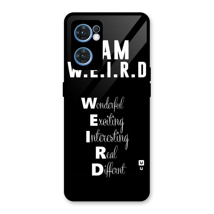 Weird Me Glass Back Case for Oppo Reno7 5G