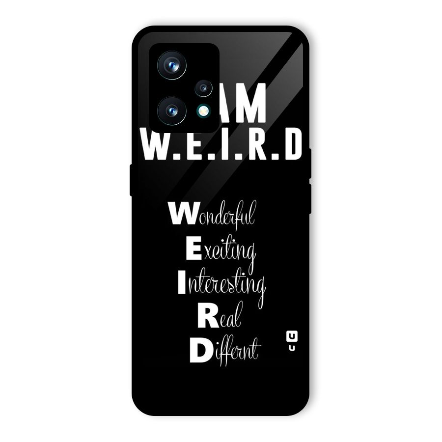 Weird Me Glass Back Case for Realme 9 Pro Plus 5G