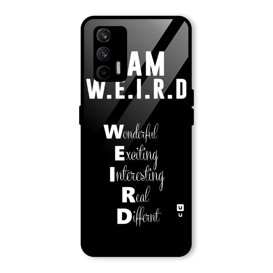 Weird Me Glass Back Case for Realme GT 5G