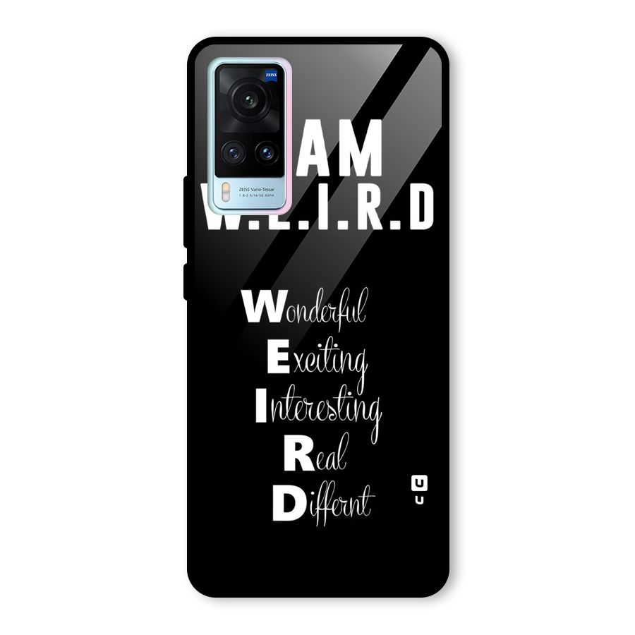 Weird Me Glass Back Case for Vivo X60