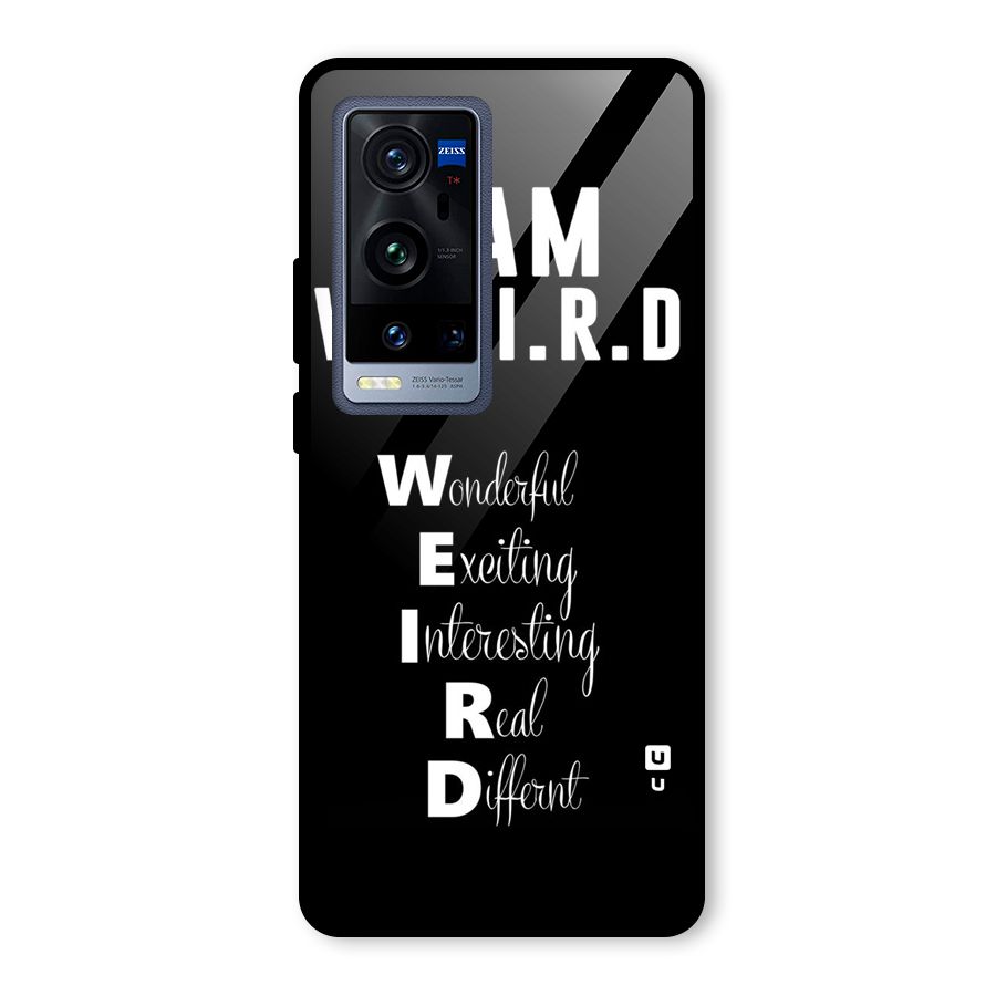 Weird Me Glass Back Case for Vivo X60 Pro Plus