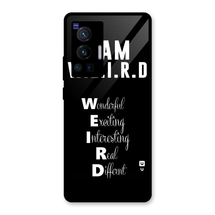 Weird Me Glass Back Case for Vivo X70 Pro