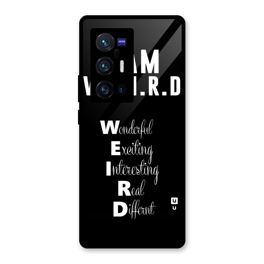 Weird Me Glass Back Case for Vivo X70 Pro Plus