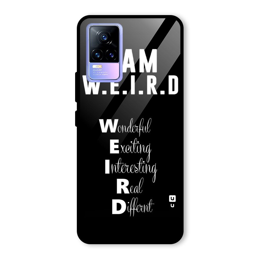 Weird Me Glass Back Case for Vivo Y73