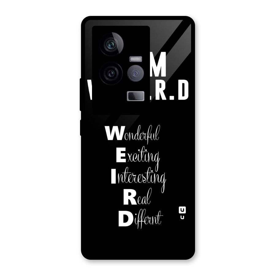 Weird Me Glass Back Case for Vivo iQOO 11 5G