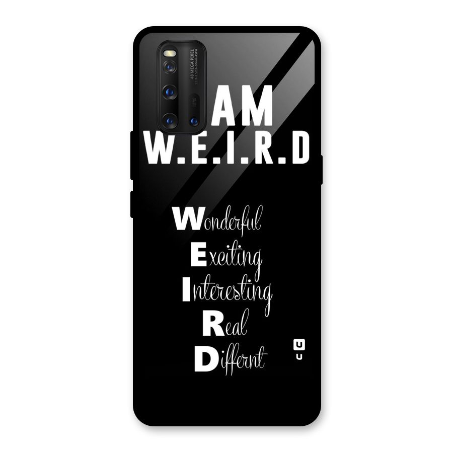 Weird Me Glass Back Case for Vivo iQOO 3