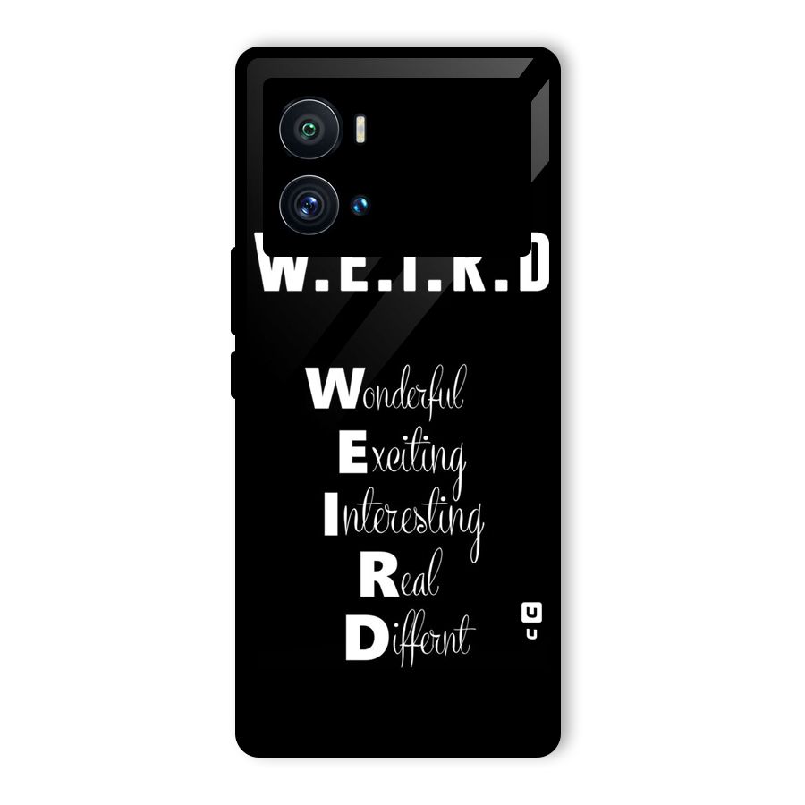Weird Me Glass Back Case for Vivo iQOO 9 Pro