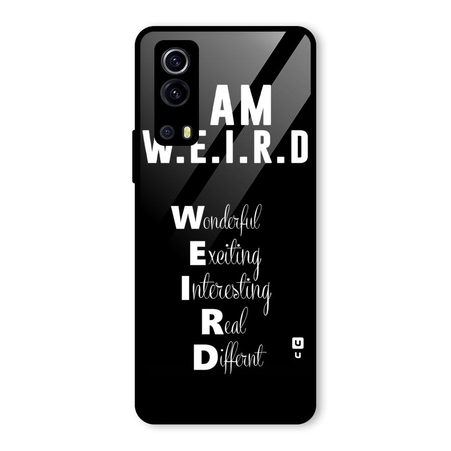 Weird Me Glass Back Case for Vivo iQOO Z3