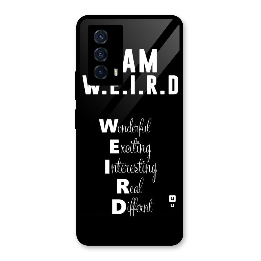 Weird Me Glass Back Case for Vivo iQOO Z5
