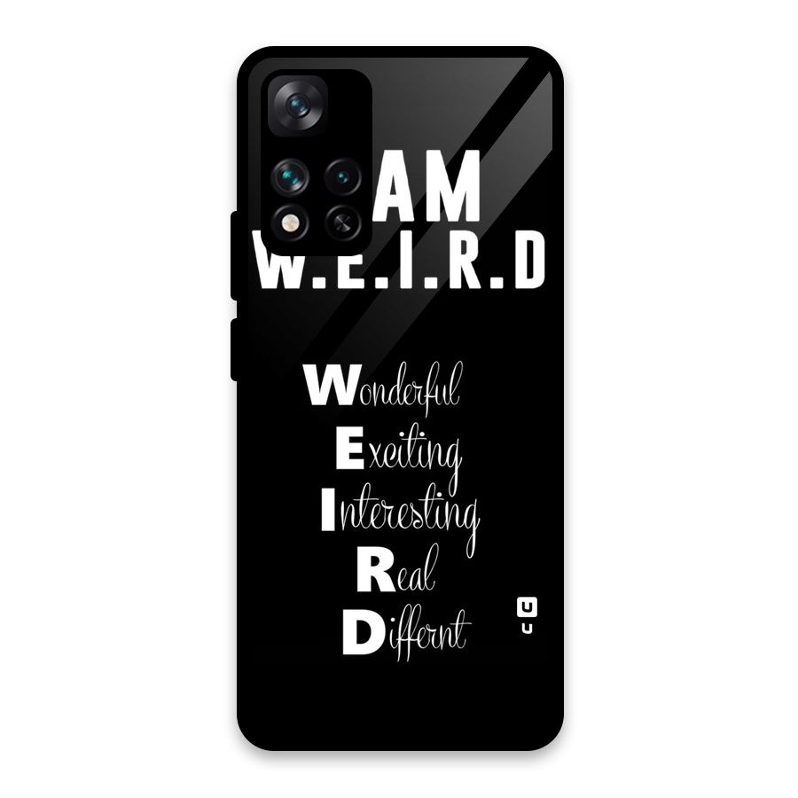 Weird Me Glass Back Case for Xiaomi 11i HyperCharge 5G