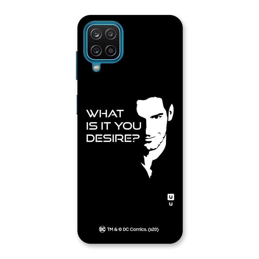 What Do You Desire Back Case for Galaxy M12