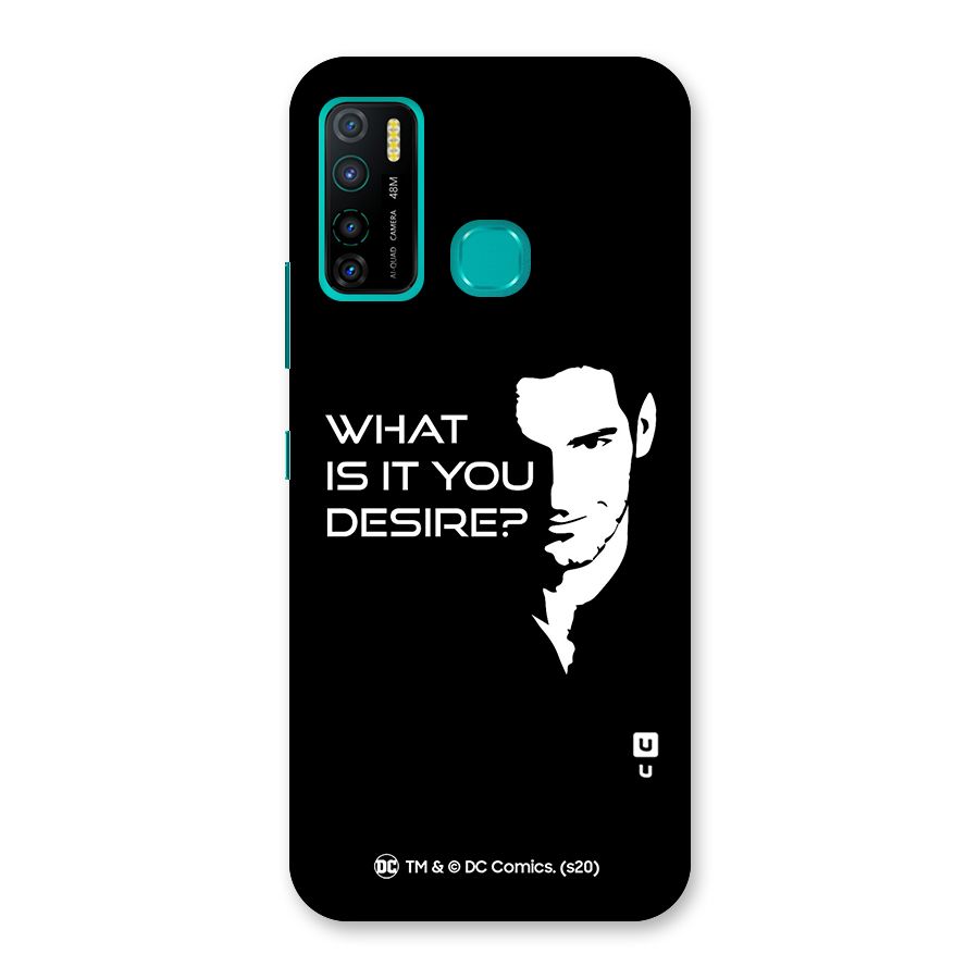 What Do You Desire Back Case for Infinix Hot 9 Pro