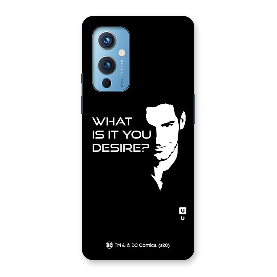 What Do You Desire Back Case for OnePlus 9