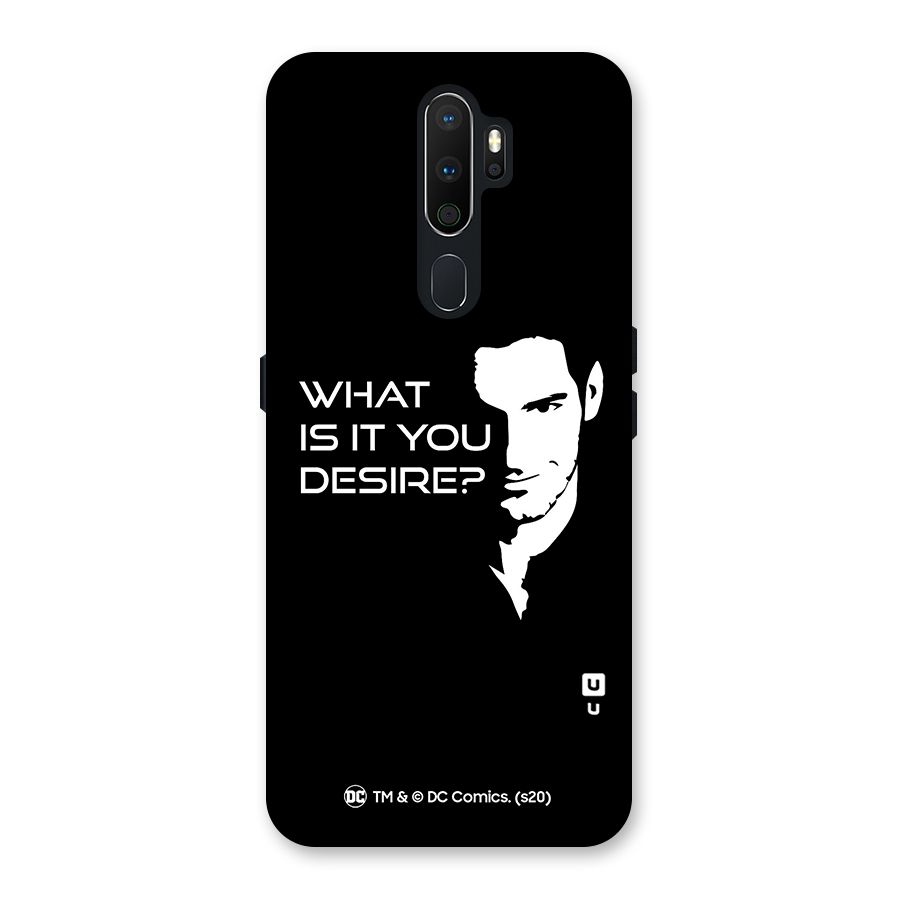 What Do You Desire Back Case for Oppo A5 (2020)