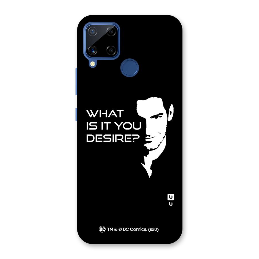 What Do You Desire Back Case for Realme Narzo 30A