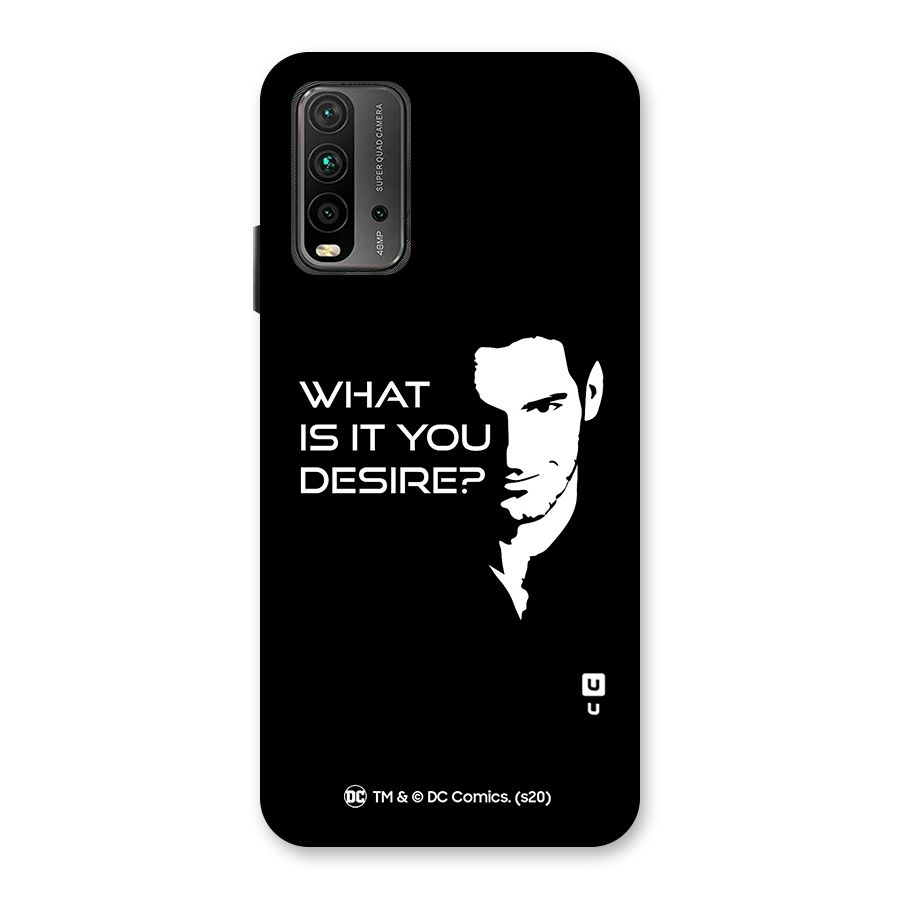 What Do You Desire Back Case for Redmi 9 Power