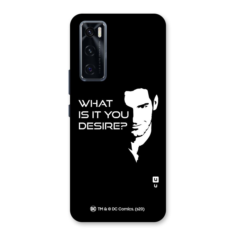 What Do You Desire Back Case for Vivo V20 SE
