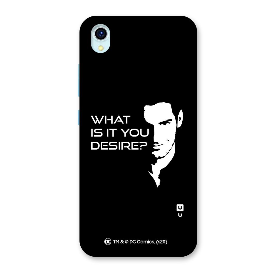 What Do You Desire Back Case for Vivo Y1s