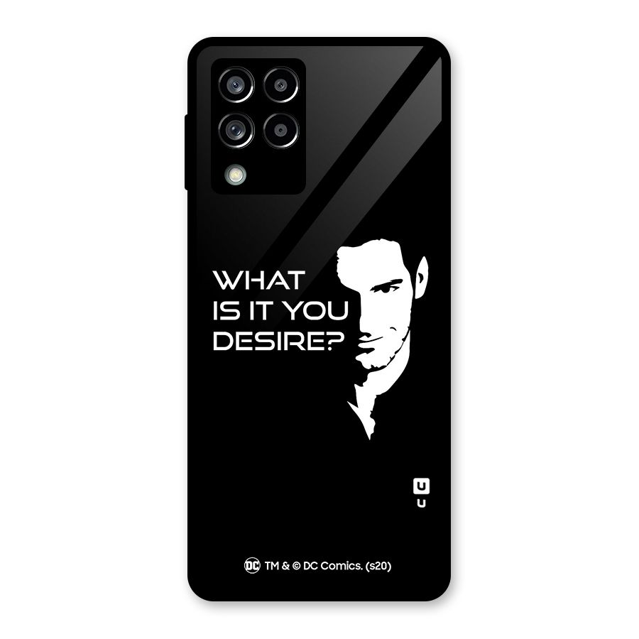 What Do You Desire Glass Back Case for Galaxy M53 5G