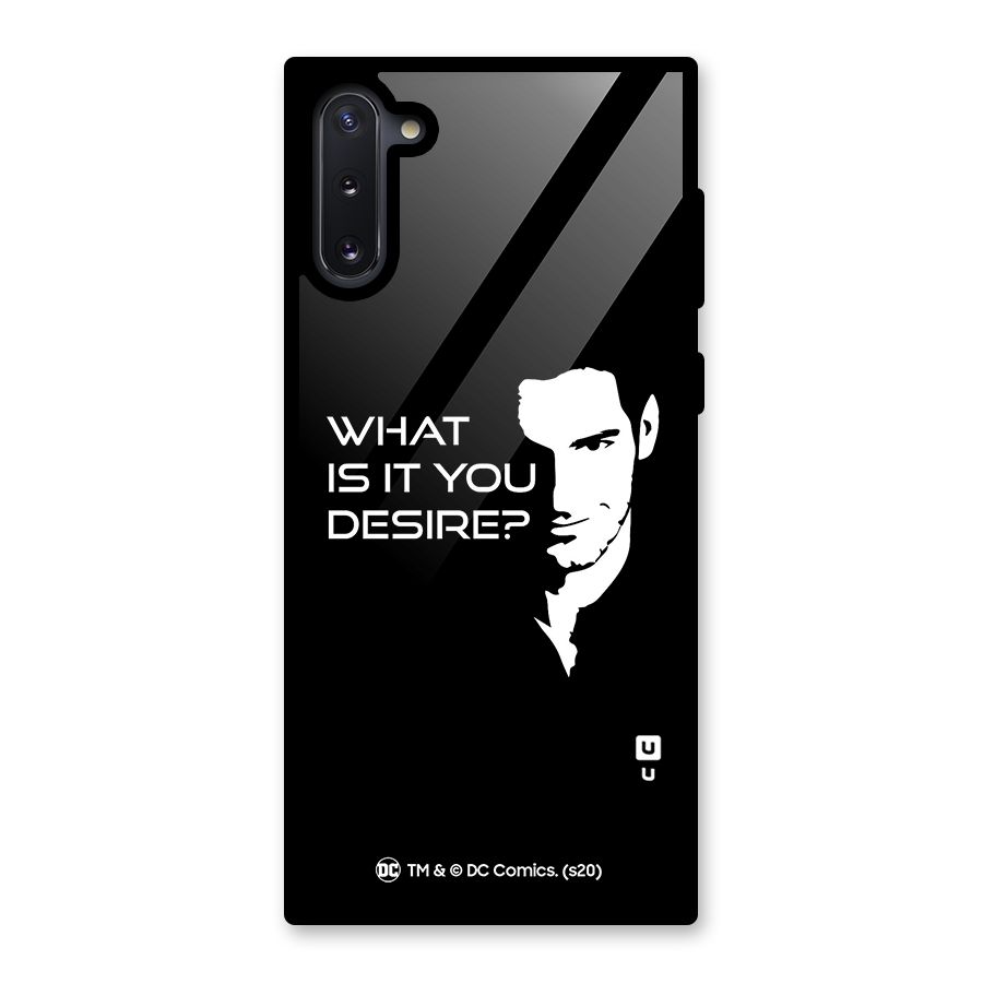 What Do You Desire Glass Back Case for Galaxy Note 10