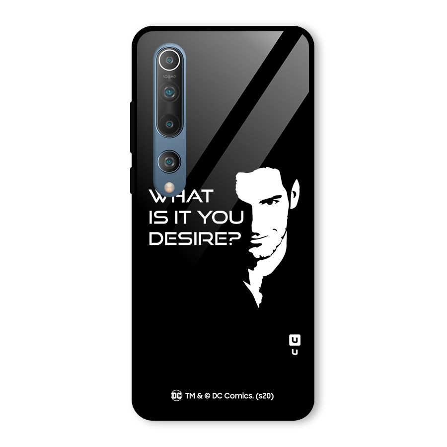 What Do You Desire Glass Back Case for Mi 10