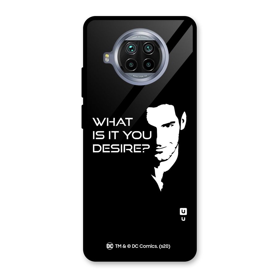 What Do You Desire Glass Back Case for Mi 10i